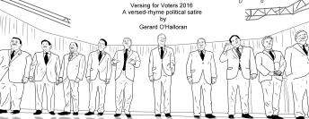 Versing for Voters 2016: a versed-rhyme political satire on the 2016 American presidential debate