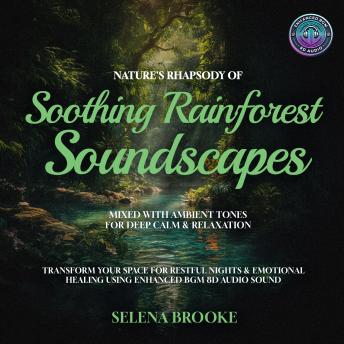 Nature's Rhapsody of Soothing Rainforest Soundscapes Mixed with Ambient Tones for Deep Calm & Relaxation: Transform your Space for Restful Nights & Emotional Healing using Enhanced BGM 8D Audio Sound