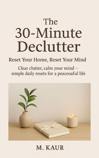 The 30-Minute Declutter: Reset Your Home, Reset Your Mind