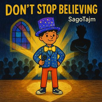 [Swedish] - Don't stop believing: Skapad av barn – berättelse, illustrationer och ljud med stöd av AI
