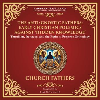 The Anti‐Gnostic Fathers: Early Christian Polemics Against ‘Hidden Knowledge’: Tertullian, Irenaeus, and the Fight to Preserve Orthodoxy - A Modern Translation - Adapted for the Contemporary Reader