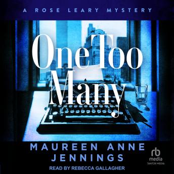 One Too ManyOne Too Many (Authored by Maureen Anne Jennings)