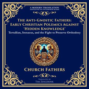 The Anti-Gnostic Fathers: Early Christian Polemics Against ‘Hidden Knowledge’: Tertullian, Irenaeus, and the Fight to Preserve Orthodoxy