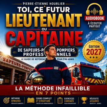 [French] - TOI, CE FUTUR LIEUTENANT OU CAPITAINE DE SAPEURS-POMPIERS PROFESSIONNELS: La méthode infaillible en 7 points pour réussir le concours