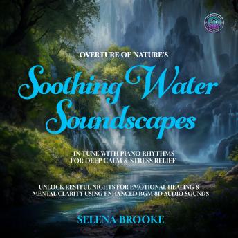Overture of Nature’s Soothing Water Soundscapes In Tune with Piano Rhythms for Deep Calm & Stress Relief: Unlock Restful Nights for Emotional Healing & Mental Clarity using Enhanced 8D Audio Sounds
