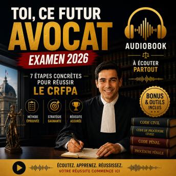[French] - TOI, CE FUTUR AVOCAT: La méthode infaillible en 7 points pour réussir l'examen d'entrée au CRFPA
