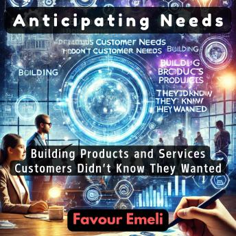 Anticipating Needs: Building Products and Services Customers Didn’t Know They Wanted