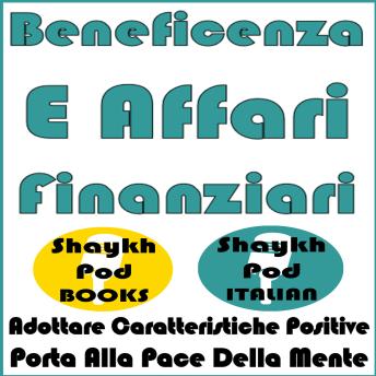 [Italian] - Beneficenza E Affari Finanziari