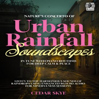 Nature’s Concerto Of Urban Rainfall Soundscapes In Tune With Piano Rhythms For Deep Calm & Peace: Listen To The Harmonious Sounds Of Raindrops Using Enhanced BGM 8D Audio For Mindfulness Sessions