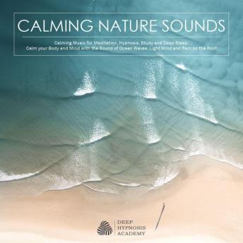 Calming Nature Sounds with Calming Music for Meditation, Hypnosis, Study and Deep Sleep: Calm your Body and Mind with the Sound of Ocean Waves, Light Wind and Rain on the Roof