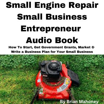Small Engine Repair Small Business Entrepreneur Audio Book: How To Start, Get Government Grants, Market & Write a Business Plan for Your Small Business