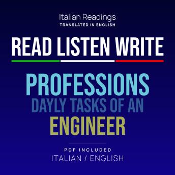 Italian Reading | Professions - Issue n.1: Short Stories read in Italian Language by Mother Language Speaker, translated in English Language