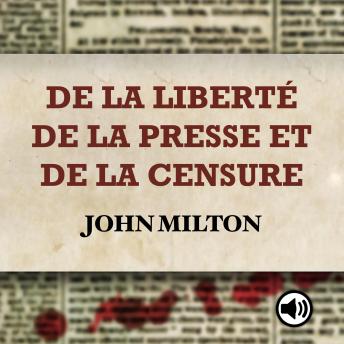 [French] - De la liberté de la presse et de la censure