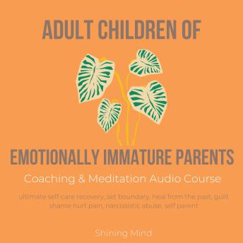 Adult Children of Emotionally Immature Parents Coaching & Meditation Audio Course: ultimate self-care recovery, set boundary, heal from the past, guilt shame hurt pain, narcissistic abuse, self parent