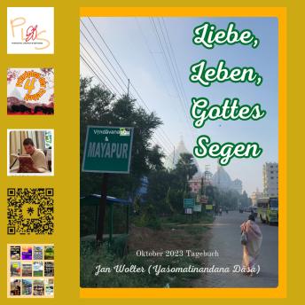 [German] - Liebe, Leben, Gottes Segen: Tagebuch Oktober 2023: Vṛndāvana & Māyāpur