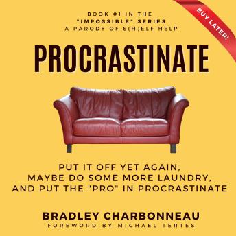 Procrastinate: Put It Off Yet Again, Maybe Do Some More Laundry, and Put the 'PRO' in Procrastinate