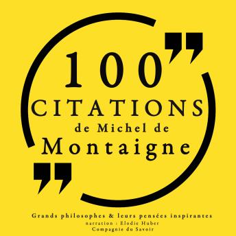 Download 100 citations de Michel de Montaigne by Collection 100 Citations