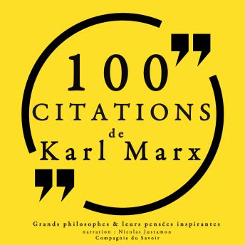 Listen Free To 100 Citations De Karl Marx By Collection 100 Citations With A Free Trial