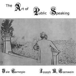 Download Art of Public Speaking by Joseph Berg Esenwein
