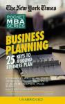 Pocket MBA Series:  25 Keys To A Sound Business Plan, James R. Thompson, Edward Williams, H. Albert Napier, Ph.D.