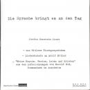 Die Sprache bringt es an den Tag: Aus Hitlers Tischgesprächen |Liebesbriefe an Adolf Hitler |Aufzeic Audiobook