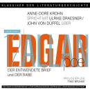 [German] - Ein Gespräch über Edgar Allan Poe: 'Der entwendete Brief' + 'Der Rabe' - Klassiker der Li Audiobook