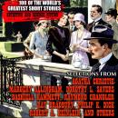 Cover of 100 of the World's Greatest Short Stories: Detective and Science Fiction. Selections from Agatha Christie, Margery Allingham, Dorothy L. Sayers, Dashiell Hammett, Raymond Chandler, Ray Bradbury, Philip K. Dick, Robert A. Heinlein, and Others
