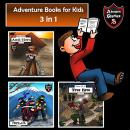 Adventure Books for Kids: 3 in 1 Diaries with Action and Adventure (Kids' Adventure Stories) Audiobook