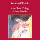 One True Thing: A Novel Audiobook