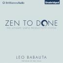 Zen to Done Audiobook