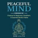 Peaceful Mind: 3 Books in 1: Chakras for Beginners, Buddhism, 5 Essential Mindful Habits Audiobook