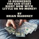10 Businesses You can start right now with little or  no money! Audiobook