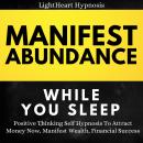 Manifest Abundance While You Sleep: Positive Thinking Self Hypnosis To Attract Money Now, Manifest W Audiobook