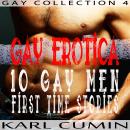 Gay Erotica - 10 Gay Men First Time Stories: Spanking, bikers, cowboys, bodyguard, doctors, younger  Audiobook