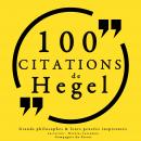 100 citations de Hegel: Collection 100 citations Audiobook