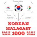 [Korean] - 말라얄람어 1000 개 필수 단어: I listen, I repeat, I speak : language learning course Audiobook