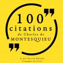 100 citations de Charles de Montesquieu: Collection 100 citations Audiobook