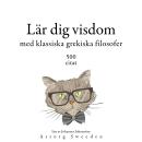 [Swedish] - Lärande visdom med grekiska klassiska filosofer 500 citat: Samling av de bästa citat Audiobook