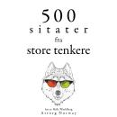 [Norwegian] - 500 sitater fra store tenkere: Samle de beste tilbudene Audiobook