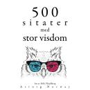 [Norwegian] - 500 sitater med stor visdom: Samle de beste tilbudene Audiobook