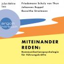 [German] - Miteinander reden: Kommunikationspsychologie für Führungskräfte (Ungekürzte Lesung)