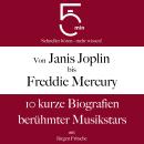 [German] - Von Janis Joplin bis Freddy Mercury: 10 kurze Biografien berühmter Musikstars Audiobook