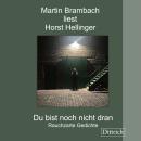 [German] - Du bist noch nicht dran. Rauchzarte Gedichte: gelesen von Martin Brambach Audiobook
