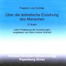 [German] - Über die ästhetische Erziehung des Menschen: in einer Reihe von Briefen Audiobook