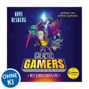 [German] - Galactic Gamers (Band 1) - Der Quantenkristall: Spannendes Abenteuer für Kinder, in dem Computerspiele auf die Realität treffen Audiobook