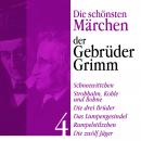 [German] - Schneewittchen: Die schönsten Märchen der Gebrüder Grimm 4: Schneewittchen, Strohhalm, Ko Audiobook