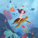 Moon girl in the underwater kingdom: Bedtime story for children Audiobook