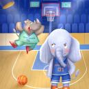Kristian the competitive elephant: Bedtime story for children Audiobook