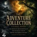 Cover of The Adventure Collection - 3 Classic Novels - The Hound of the Baskervilles, The Return of Tarzan, and Around the World in 80 Days