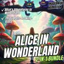 Alice in Wonderland 2-in-1 Bundle: Alice's Adventures in Wonderland & Through the Looking-Glass Audiobook